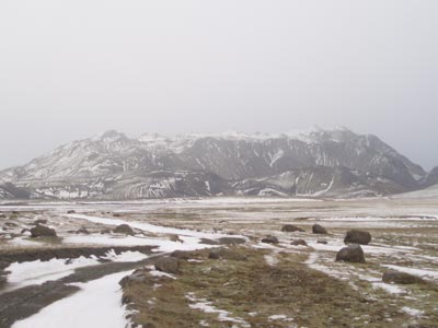 Mt. Löðmundur in oktober